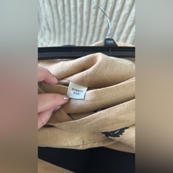 Sister Nettle The Dark Angelica Skirt in Rabbit Brown XL/XXL - Picture 3 of 4